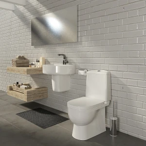 Унитаз-компакт Sanita Luxe Best с микролифтом WC.CC/Best/2-DM/WHT.G/S1